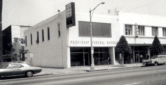 The first Home Office on 8th Street (Now University Avenue)