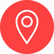 Location pin image selection icon